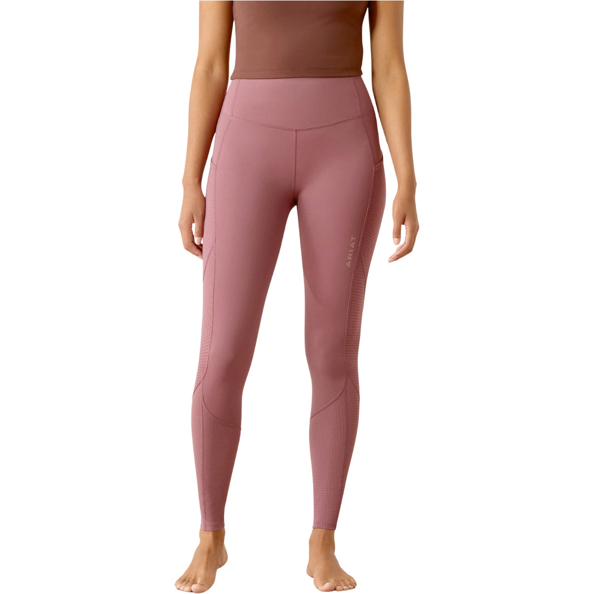 Ariat Womens Breathe Eos Half Grip Tights 10054930 - Tulipwood
